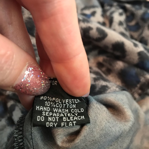 Animal Print Lapis Shirt - Picture 7 of 7